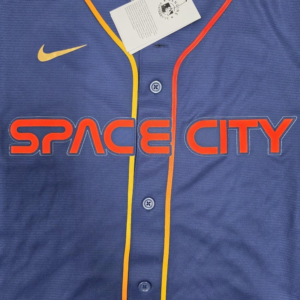 Nike Houston Astros Space City Baseball Jersey MLB City Men's Size XXLarge - Picture 2 of 8